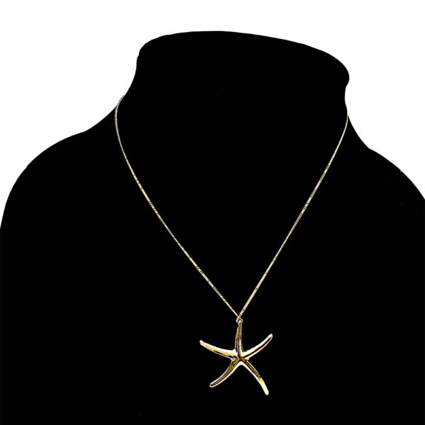 Star of the Sea - Gold Necklace with Starfish Pendant