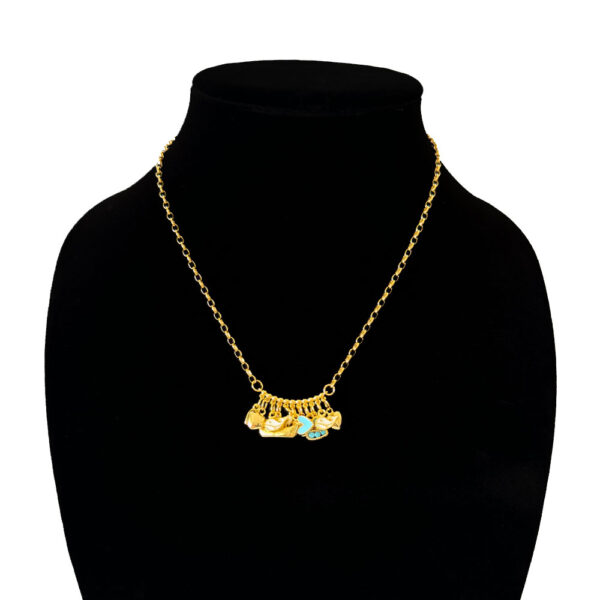 Ocean Treasures - Gold Necklace with Nautical Charms